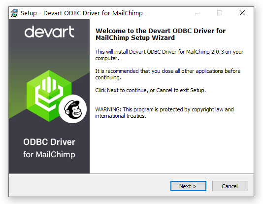 Devart ODBC Driver for MailChimp Windows 11 download