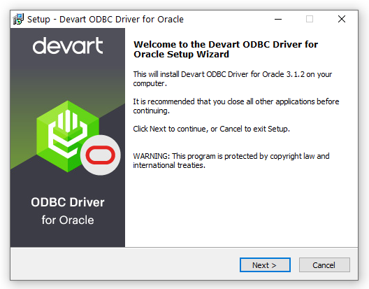 Devart ODBC Driver for Oracle screenshot