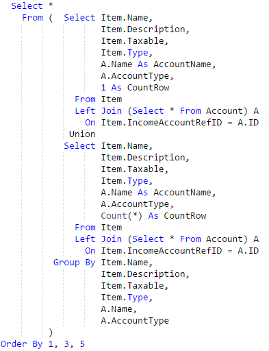 Extended SQL SELECT Syntax