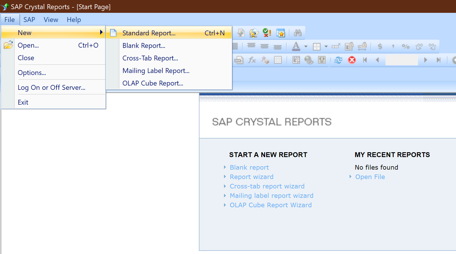 Install the ODBC driver for SAP Crystal Reports