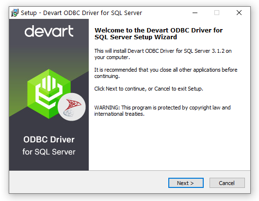 Windows 7 Devart ODBC Driver for SQL Server 5.0.1 full