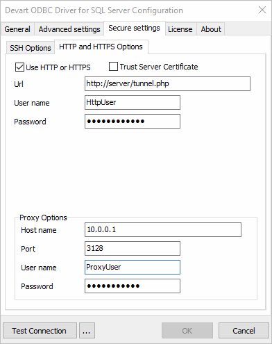 Connecting to SQL Server Through Proxy and HTTP Tunnel