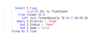Extended SQL SELECT Syntax