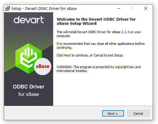 Windows 7 xBase ODBC Driver by Devart 5.0.0 full
