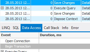 Viewing specific data events
