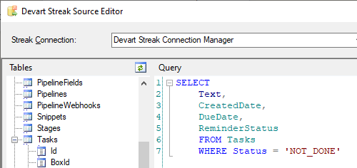 Devart Streak Source Editor