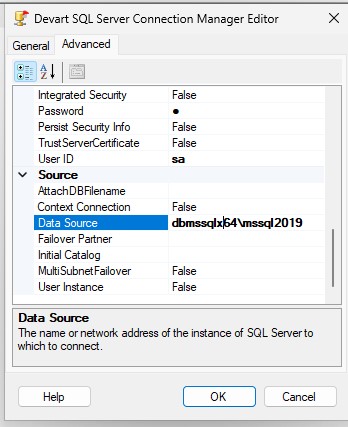 Devart SQL Server Connection Manager