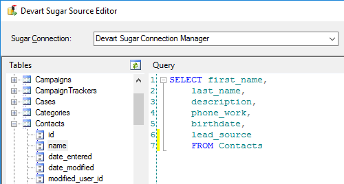 Devart SugarCRM Source Editor